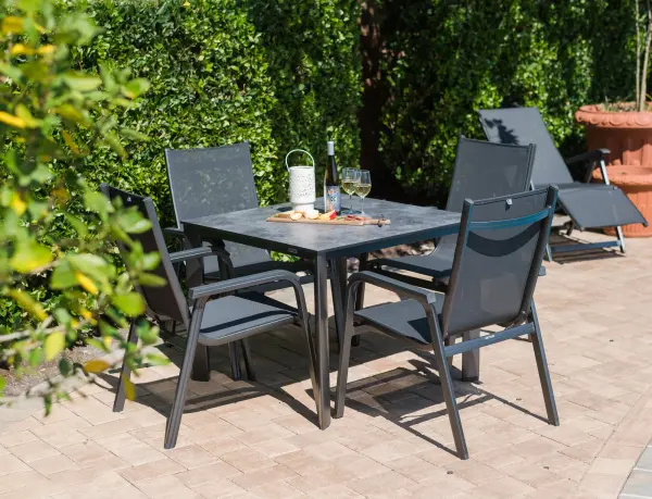 Basic Plus Stackable Arm Chair - Set of 4 - Image 3
