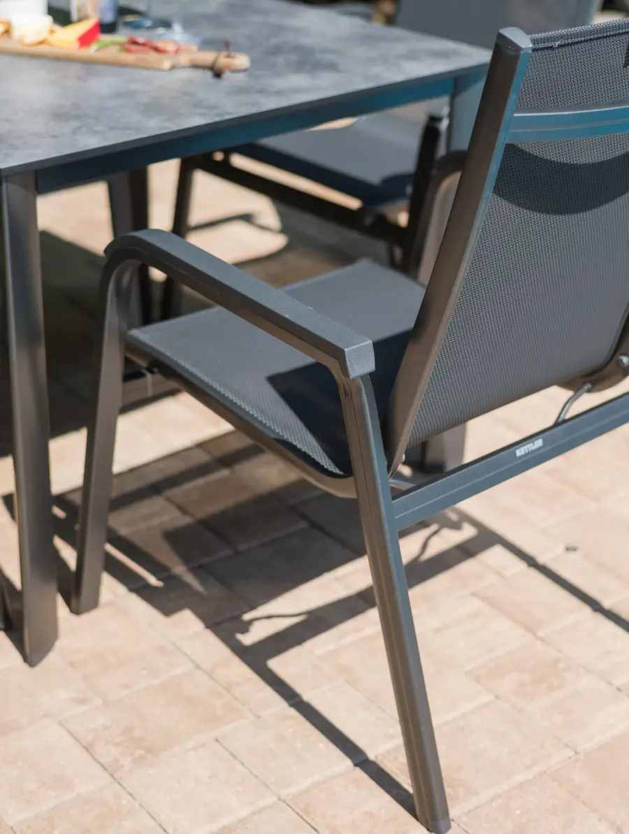 Basic Plus Stackable Arm Chair - Set of 4 - Image 5