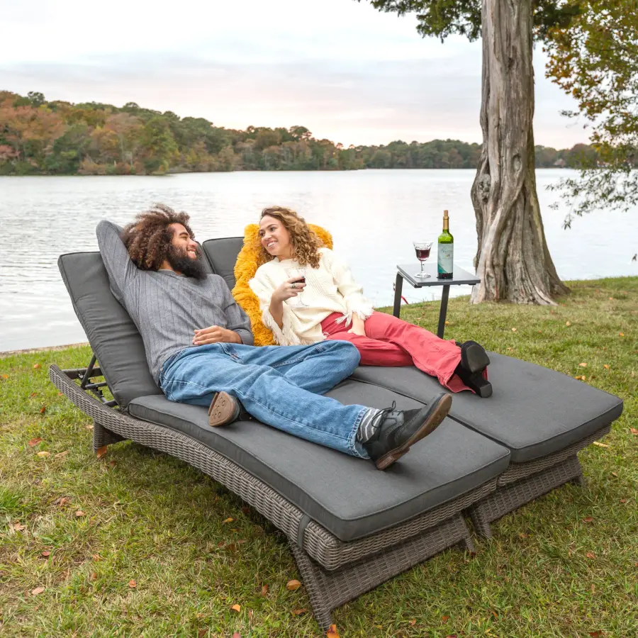 Palma Wicker Multi-Position Lounger - Image 2