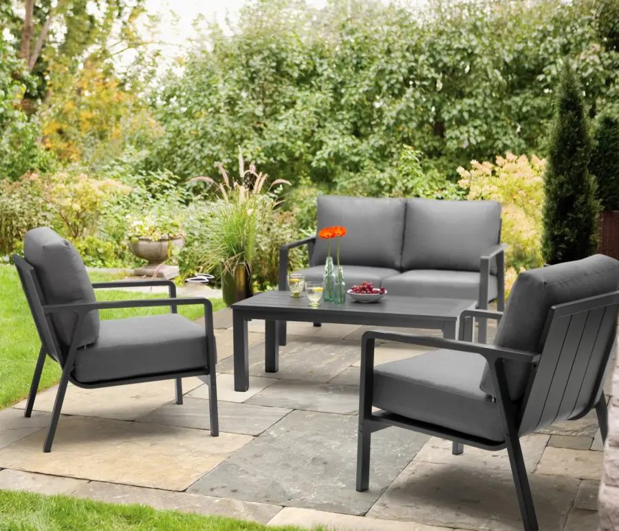Paros Aluminum Lounge Chair - Image 2