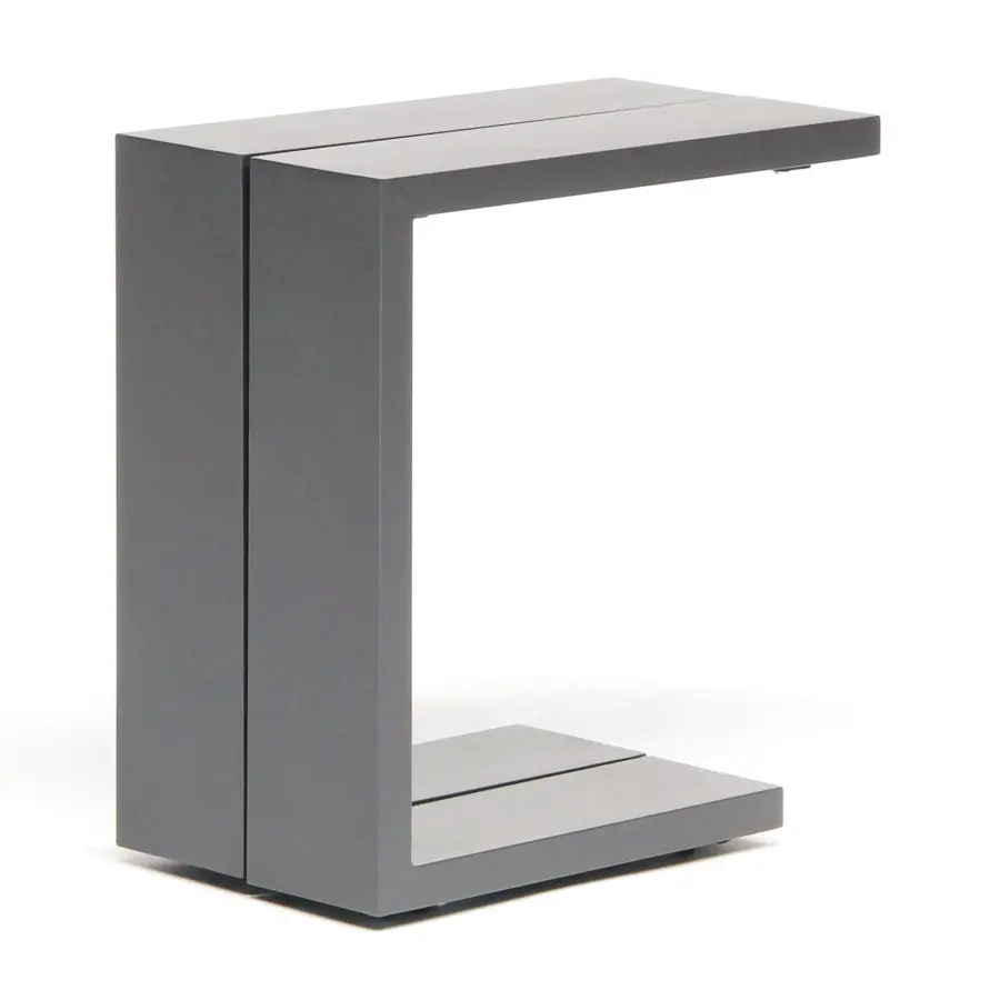 Elba Powder Coated Aluminum Side Table - Image 1