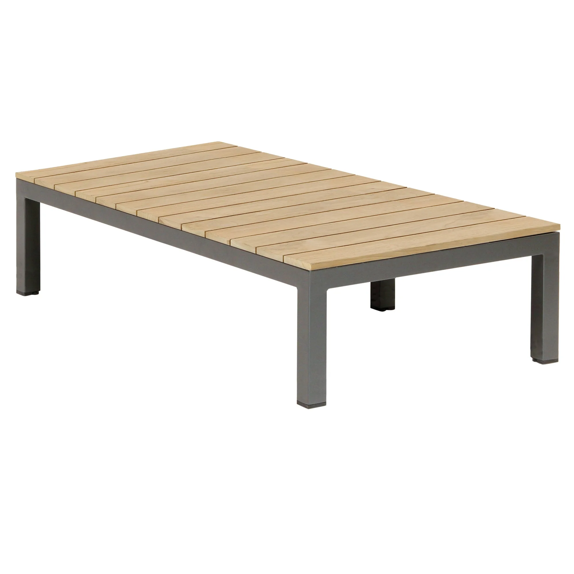 49x28-Inch Elba Comfort Rectangular Coffee Table With Teak Top