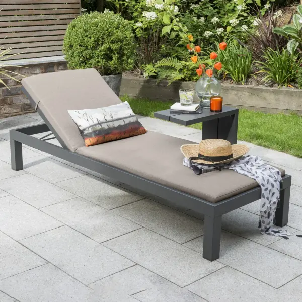 Elba Multi-Position Lounger with Cushion - Image 3