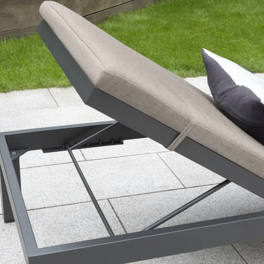 Elba Multi-Position Lounger with Cushion - Image 5