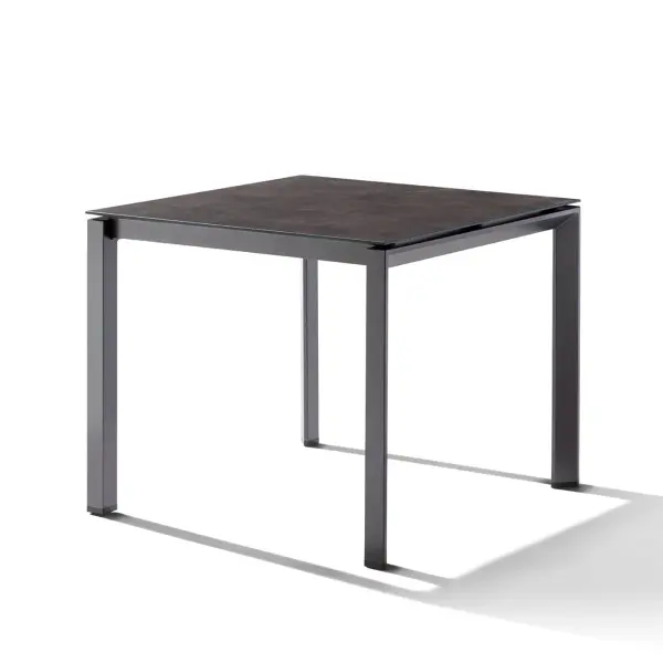 The Polytec Loft combines German engineering with contemporary design, featuring a 10mm HPL tabletop that resists scratching, warping, and extreme weather. Its powder-coated aluminum frame and self-cleaning surface make it ideal for year-round outdoor use.