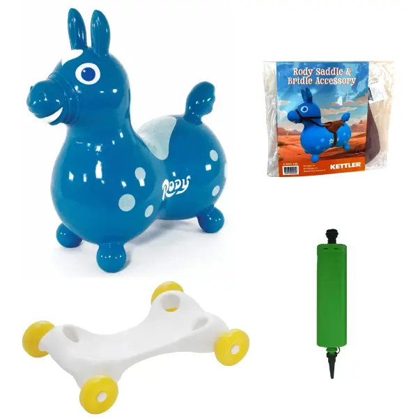 Rody Bounce Horse with Rocking Base and Saddle - Image 15
