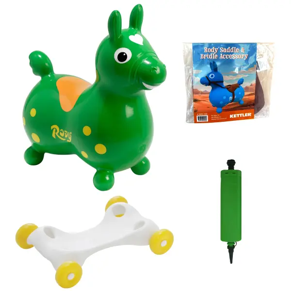 Rody Bounce Horse with Rocking Base and Saddle - Image 16