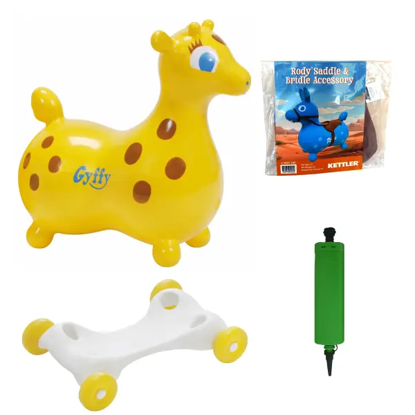 Rody Bounce Horse with Rocking Base and Saddle - Image 17