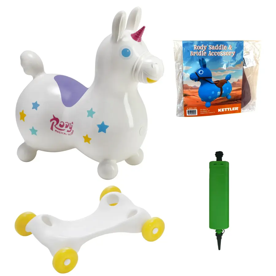 Rody Bounce Horse with Rocking Base and Saddle - Image 18