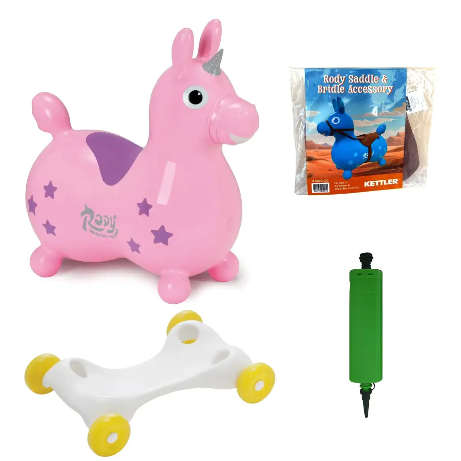 Rody Bounce Horse with Rocking Base and Saddle - Image 19