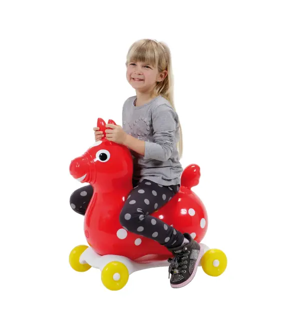 Rody Bounce Horse with Rocking Base and Saddle - Image 5