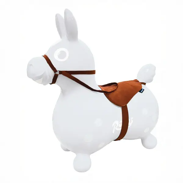 Rody Bounce Horse with Rocking Base and Saddle - Image 3