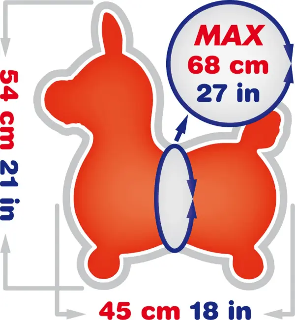 Rody Inflatable Bounce Horse with Pump - Image 14