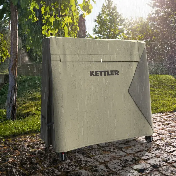 This premium cover delivers exceptional all-weather protection with its 500 Denier polyester/PVC blend. Double-stitched construction, reinforced stress points, and smart ventilation design ensure your table stays protected year-round. - alternate view