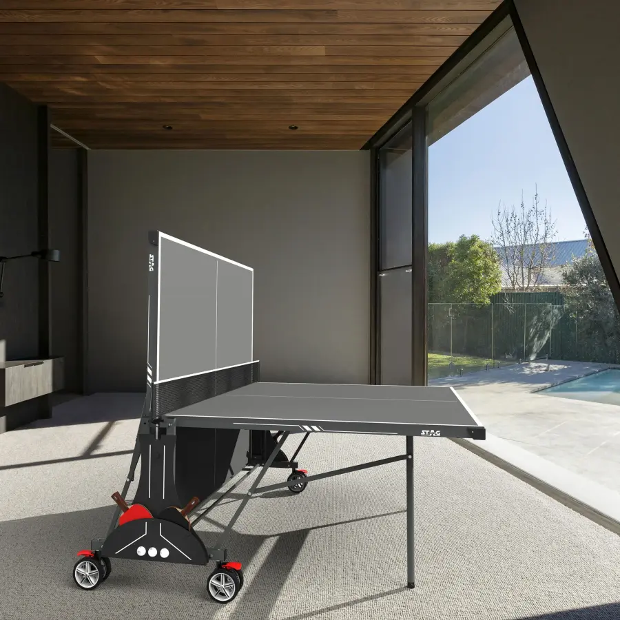 STAG Stealth Indoor Table Tennis Table 2-Player Bundle - Image 2