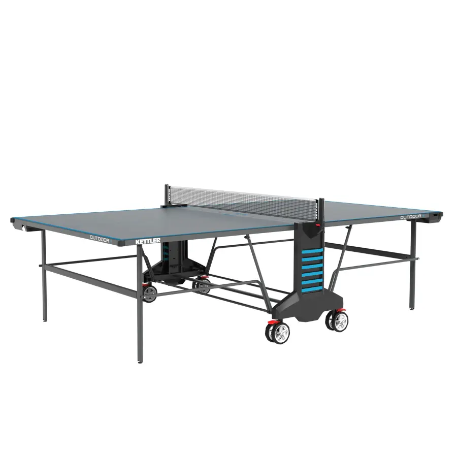KETTLER OUTDOOR 4 Table Tennis Table - 2-Player Bundle - Image 1