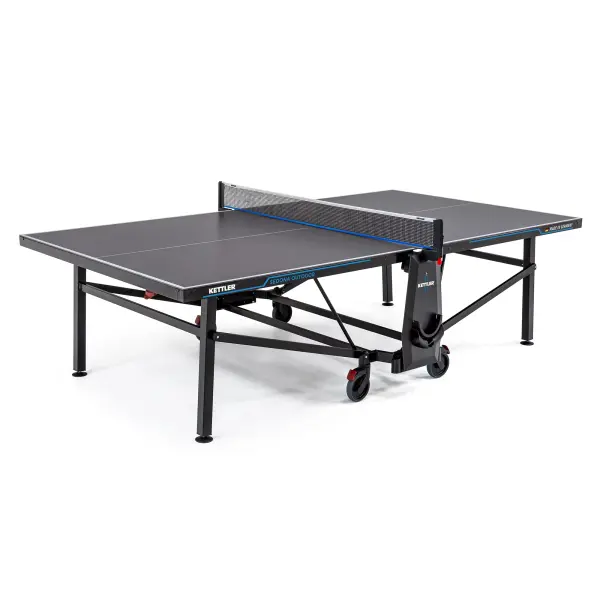 The KETTLER Sedona delivers professional-grade outdoor table tennis with its weatherproof KETT-TEC6 composite top and heavy-duty steel construction. Made in Germany with a centerfold safety design and quick 10-minute assembly.