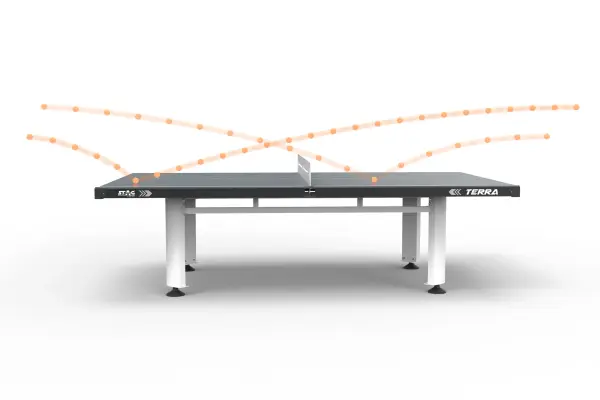 Terra Outdoor Stationary Table Tennis Table - Image 4