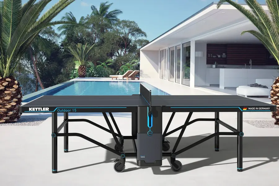 KETTLER OUTDOOR 15 Table Tennis Table 4-Player Bundle - Image 5