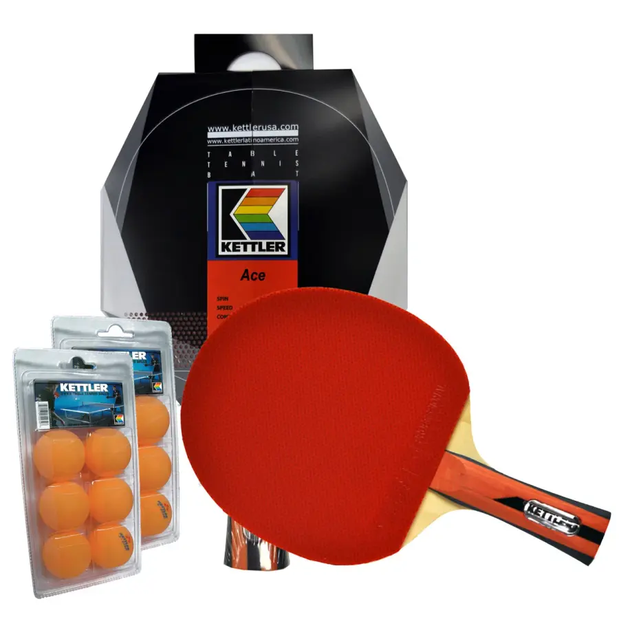 Ace 2-Player Table Tennis Racket Set - Image 1