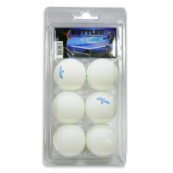 These 1-star rated table tennis balls meet regulation size and weight standards, making them ideal for casual players and practice sessions. The 6-pack offers good value for recreational use.