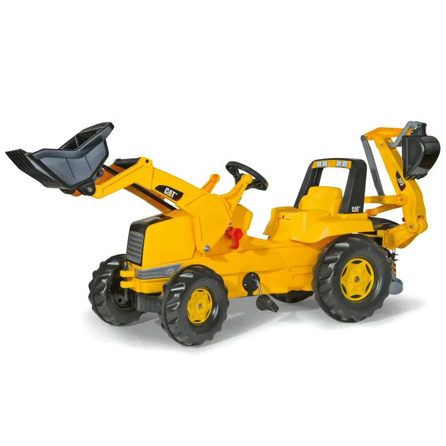 CAT Front Loader With Backhoe Pedal Tractor - Image 1