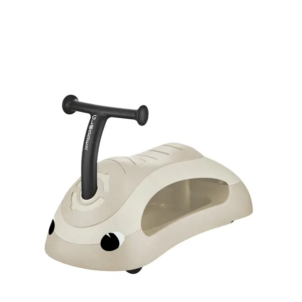The ECO Walk'n'Roll transforms from ride-on to walker without tools, supporting developmental milestones for ages 6-36 months. Made from 100% recycled plastic and wheat-straw with customizable stickers. - alternate view