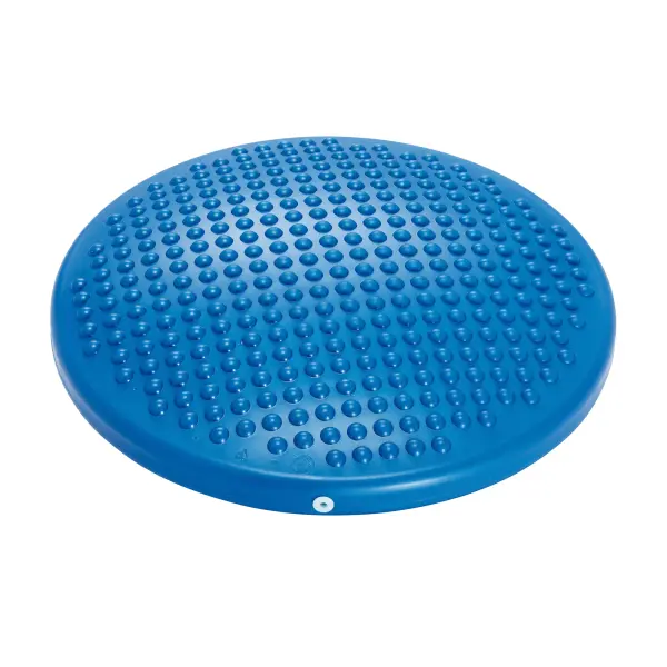 The Gymnic Disc 'O' Sit transforms ordinary seating into an active wellness experience. This Italian-made inflatable cushion engages core muscles while sitting, relieves back pressure, and doubles as a balance training tool.