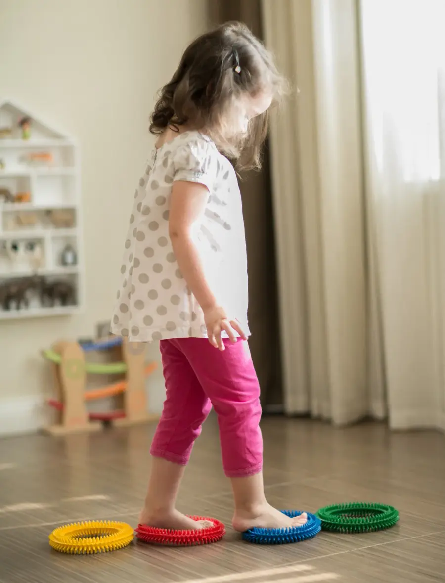 Gymnic Aku Tactile Sensory Ring - Blue - Image 3