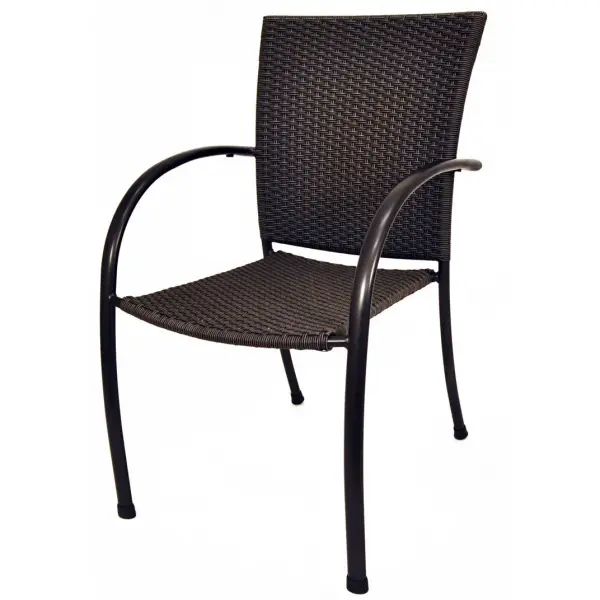 Pilano Woven Stackable Arm Chair - Image 3