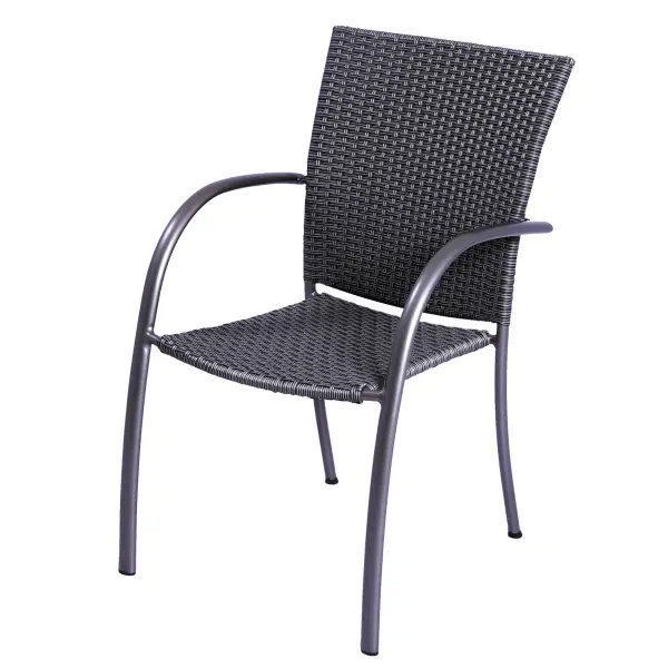 Pilano Woven 5-Piece Wrought Iron Dining Set - Image 6