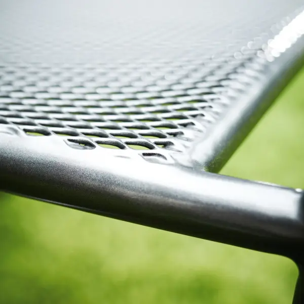 Caredo Wrought Iron Stackable Arm Chair - Image 7