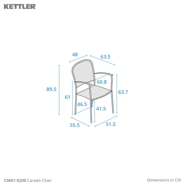 Caredo 7-Piece Outdoor Dining Set - Image 9