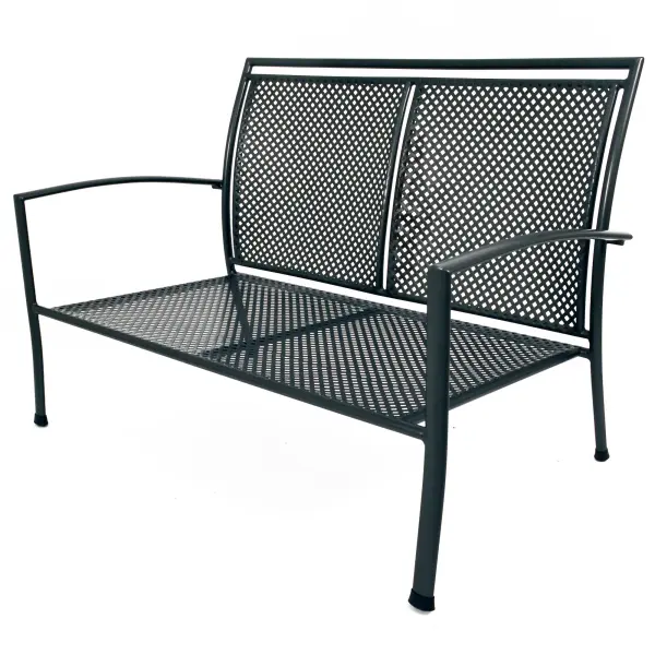 The Reno Deep Seating Loveseat combines contemporary style with exceptional outdoor durability. Features proprietary Electrotherm coating, fully-welded frame, and quick-drying cushions for year-round comfort. - alternate view