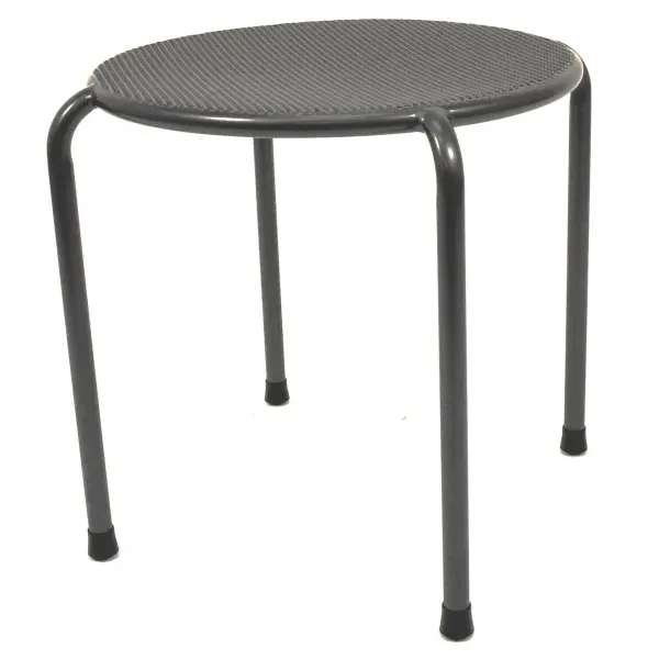 18-Inch Round Side Table in Iron Grey - Image 1