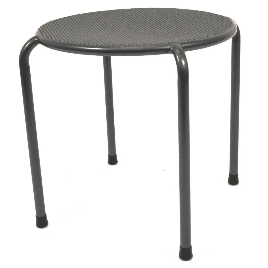 18-Inch Round Side Table in Iron Grey - Image 1