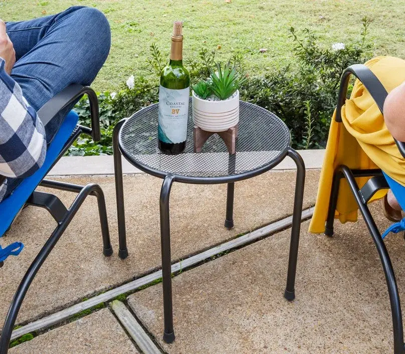 18-Inch Round Side Table in Iron Grey - Image 3