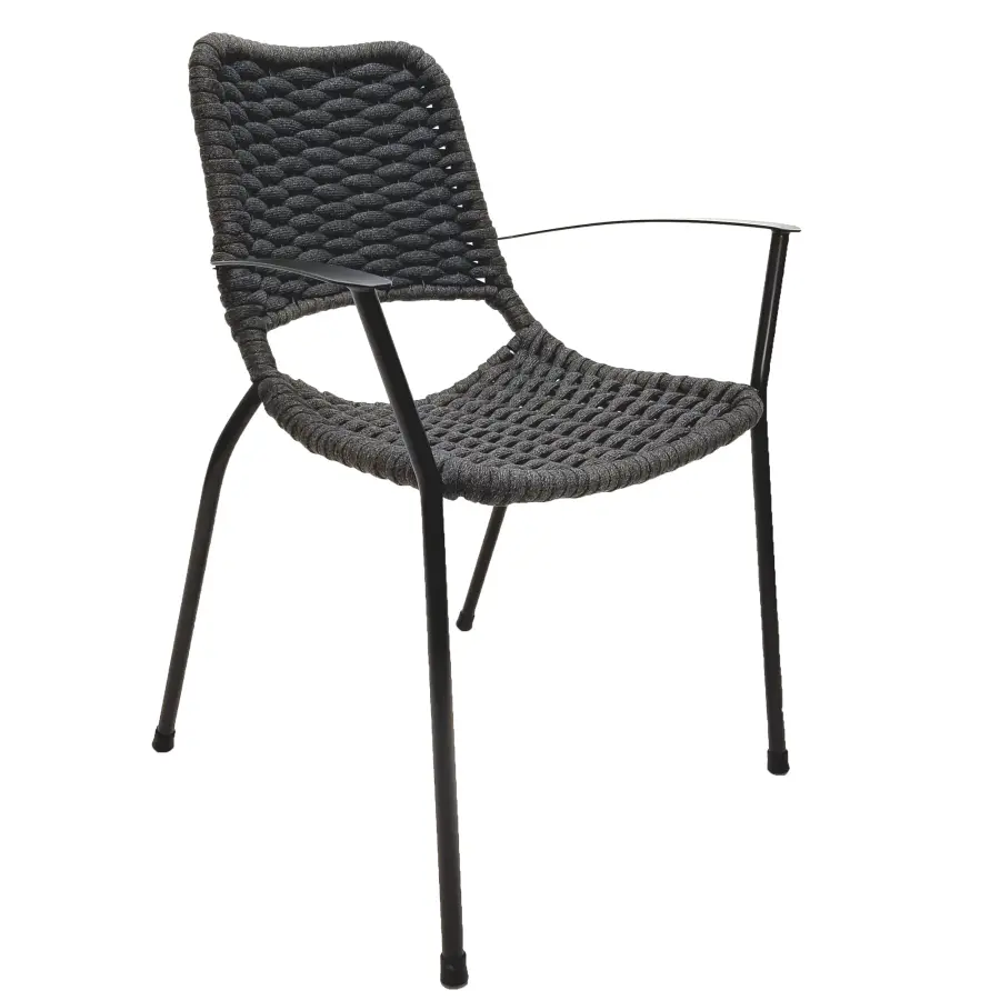 Metro Rope Stackable Arm Chair - Image 1