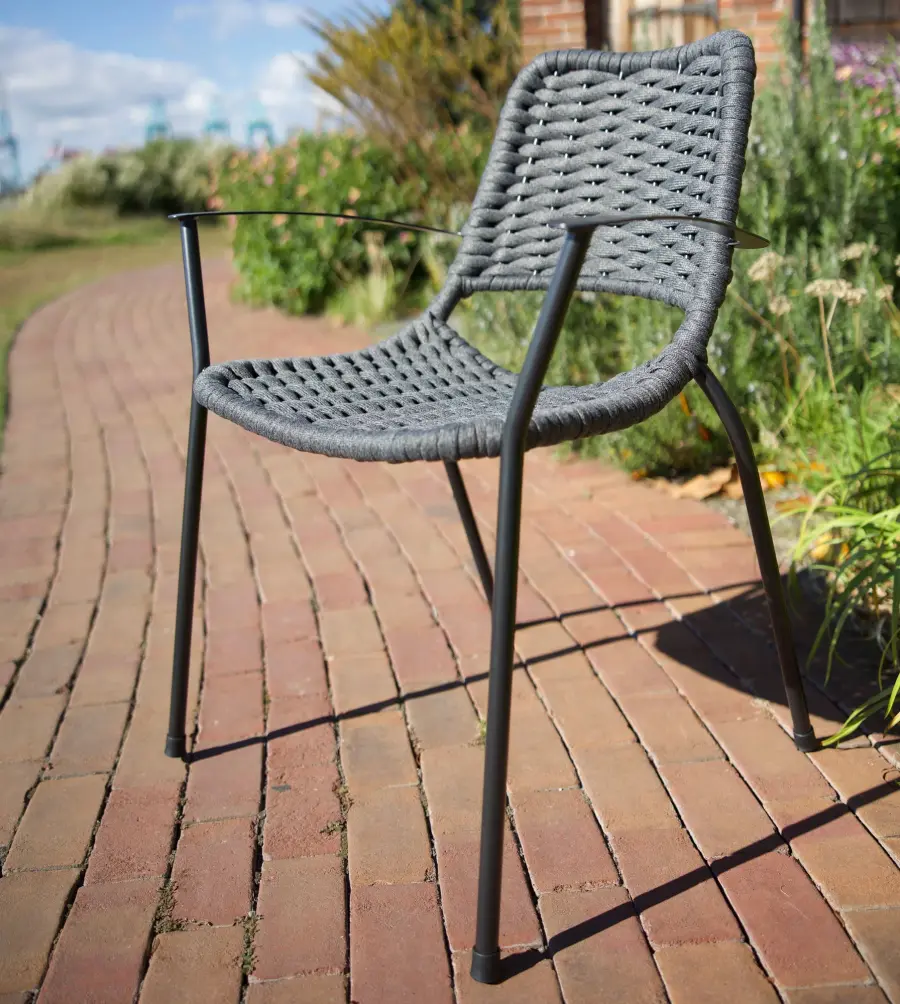 Metro Rope Stackable Arm Chair - Image 5