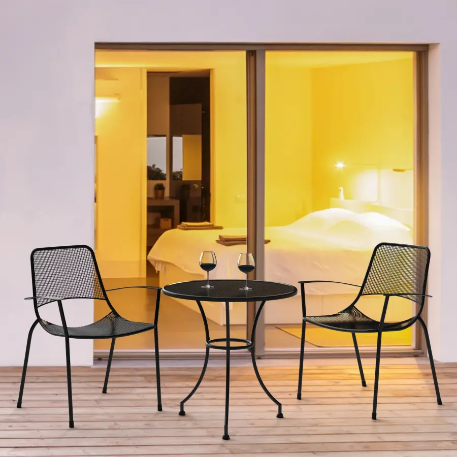 Metro Stacking Arm Chair - Image 3