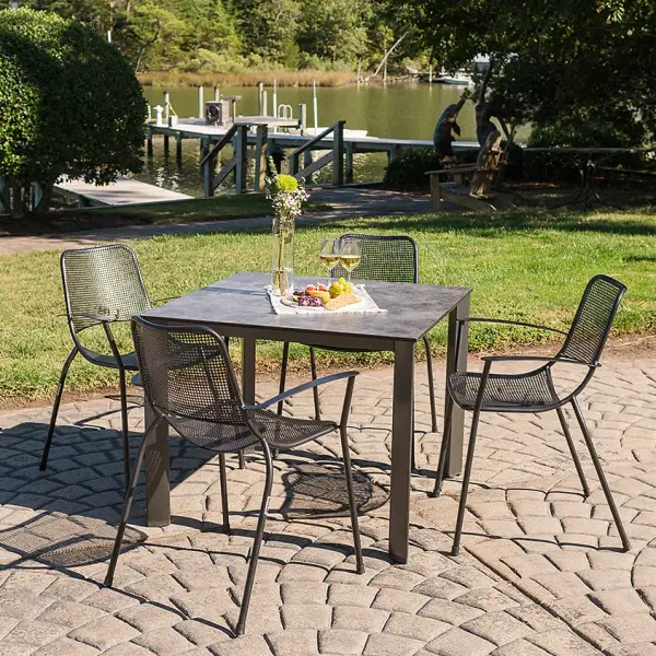 Metro 5-Piece Outdoor Dining Set - Image 3