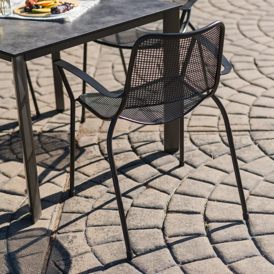 Metro Stacking Arm Chair - Set of 6 - Image 2