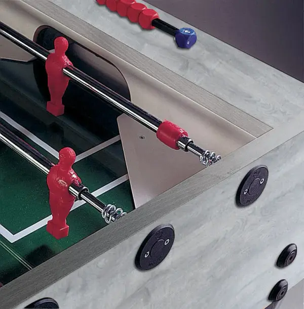Garlando G-500 Grey Indoor Foosball Table - Image 8