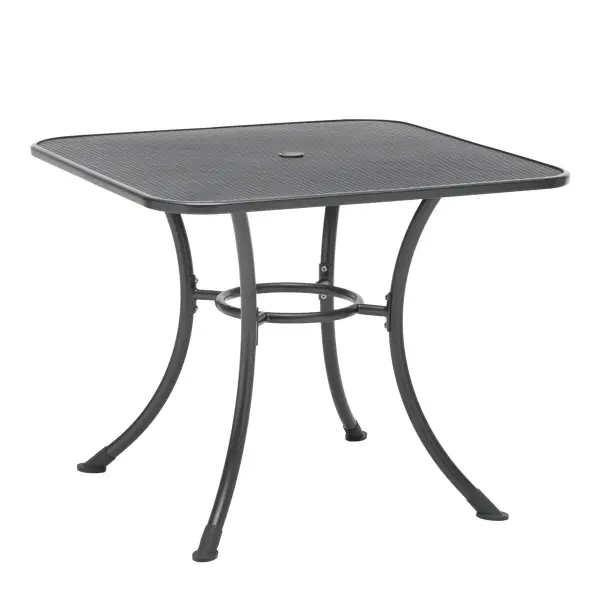 36-Inch Square Mesh Top Outdoor Table - Image 1