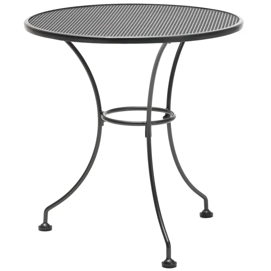 24-Inch Round Mesh Top Patio Table - Image 1