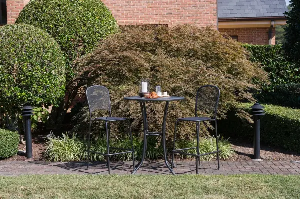 36-Inch Round Mesh Bar Table - Image 3
