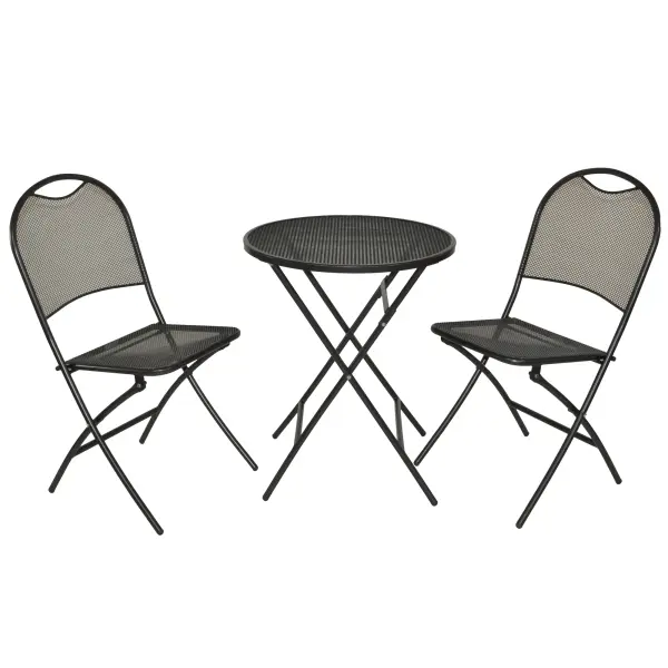 Cafe Napoli 3-Piece Outdoor Bistro Set - Image 3