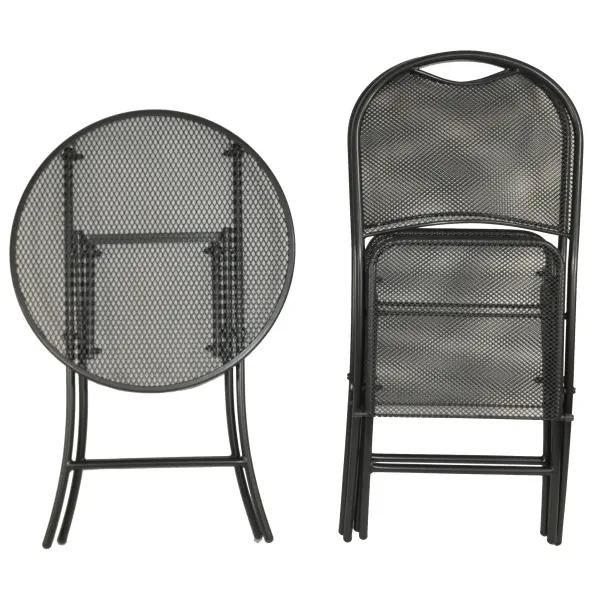 Cafe Napoli 3-Piece Outdoor Bistro Set - Image 4