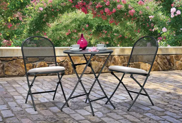 Cafe Napoli 3-Piece Outdoor Bistro Set - Image 7
