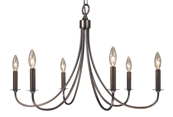 The simplicity of the frame is enhanced by the clean attachment points and organic glass shapes. Each Framburg lighting fixture is manufactured in the USA.